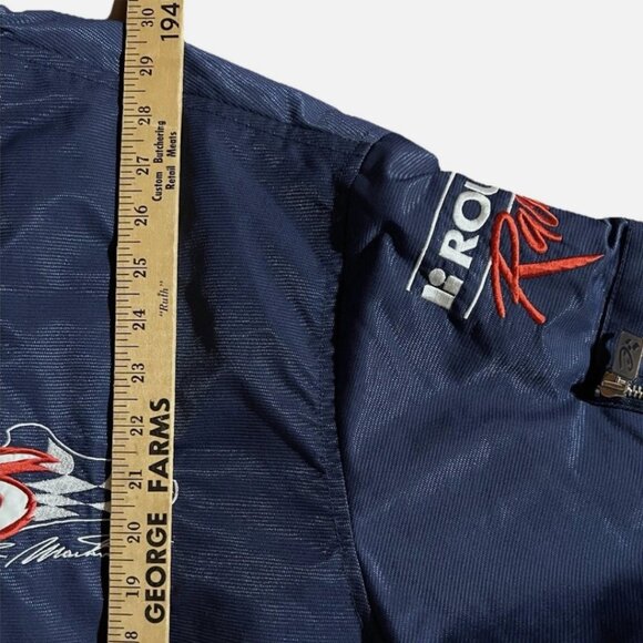 VTG Mark Martin Jacket NASCAR Valvoline Chase Auth. Large Y2K 90s Racing Bomber - Picture 3 of 7